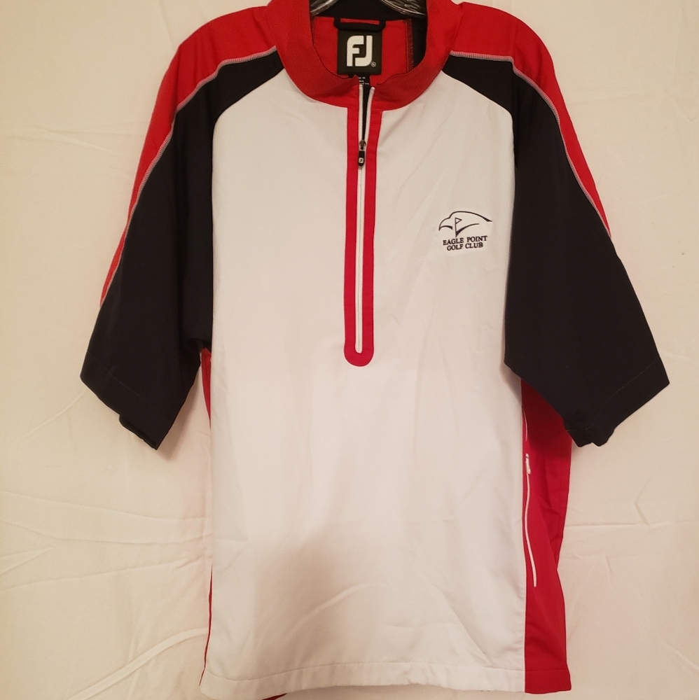 FootJoy short sleeve 1/4 zip golf windbreaker XL